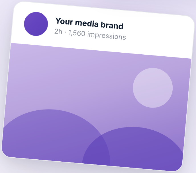 LinkedIn image post with strong copy mockup