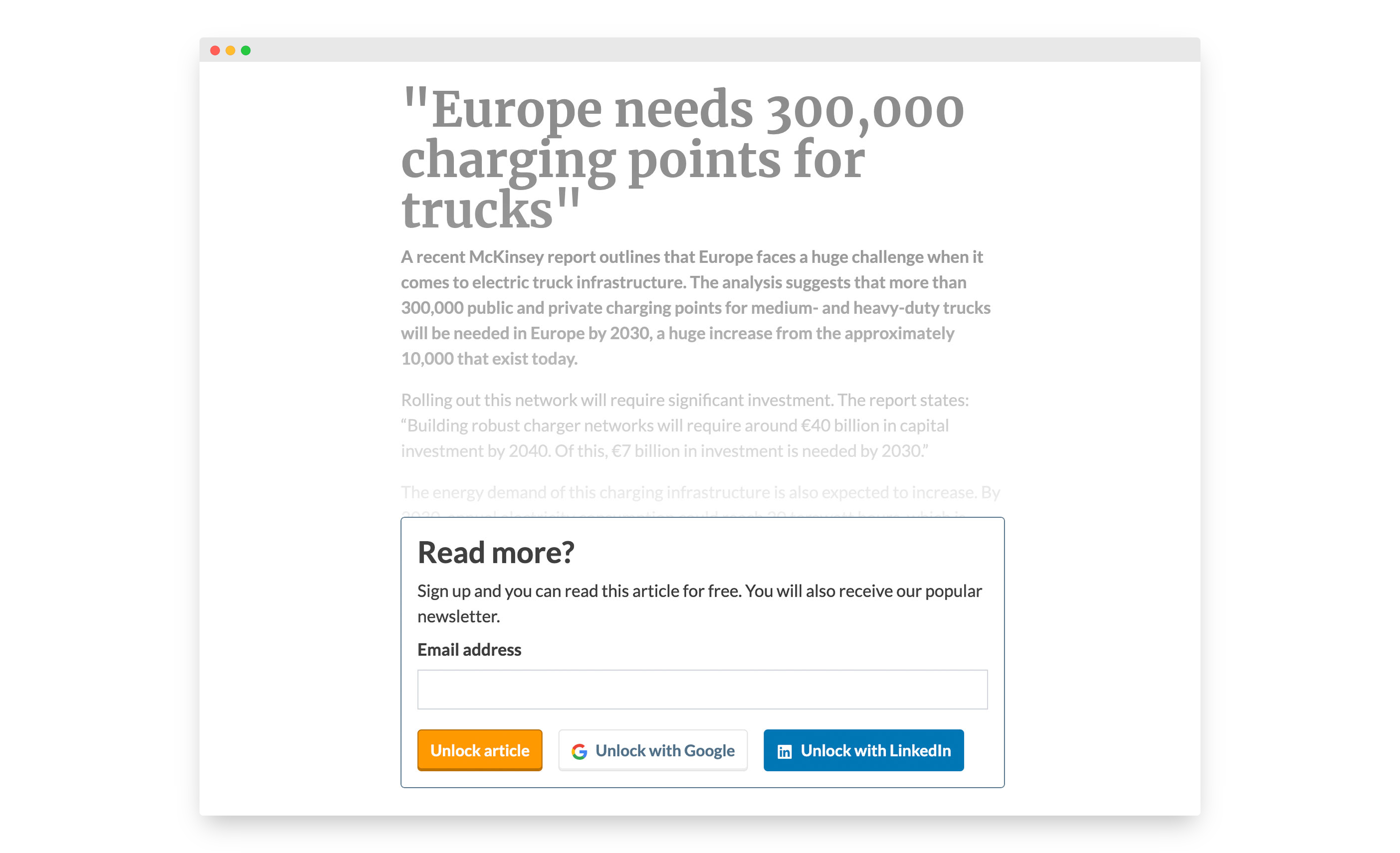 Capture leads with Contentlockr